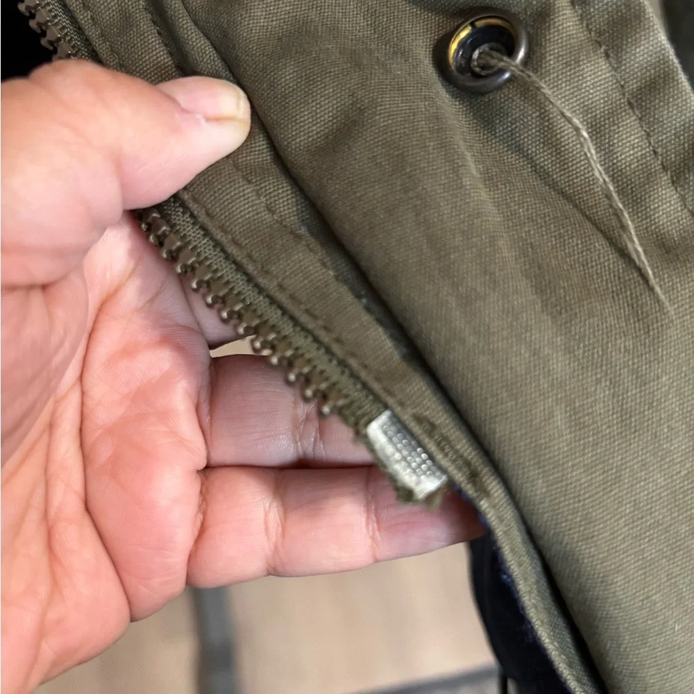 J. Crew Men's Green Military Jacket